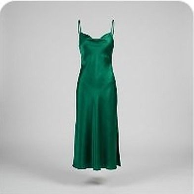 Vestido verde de moda de Macy’s